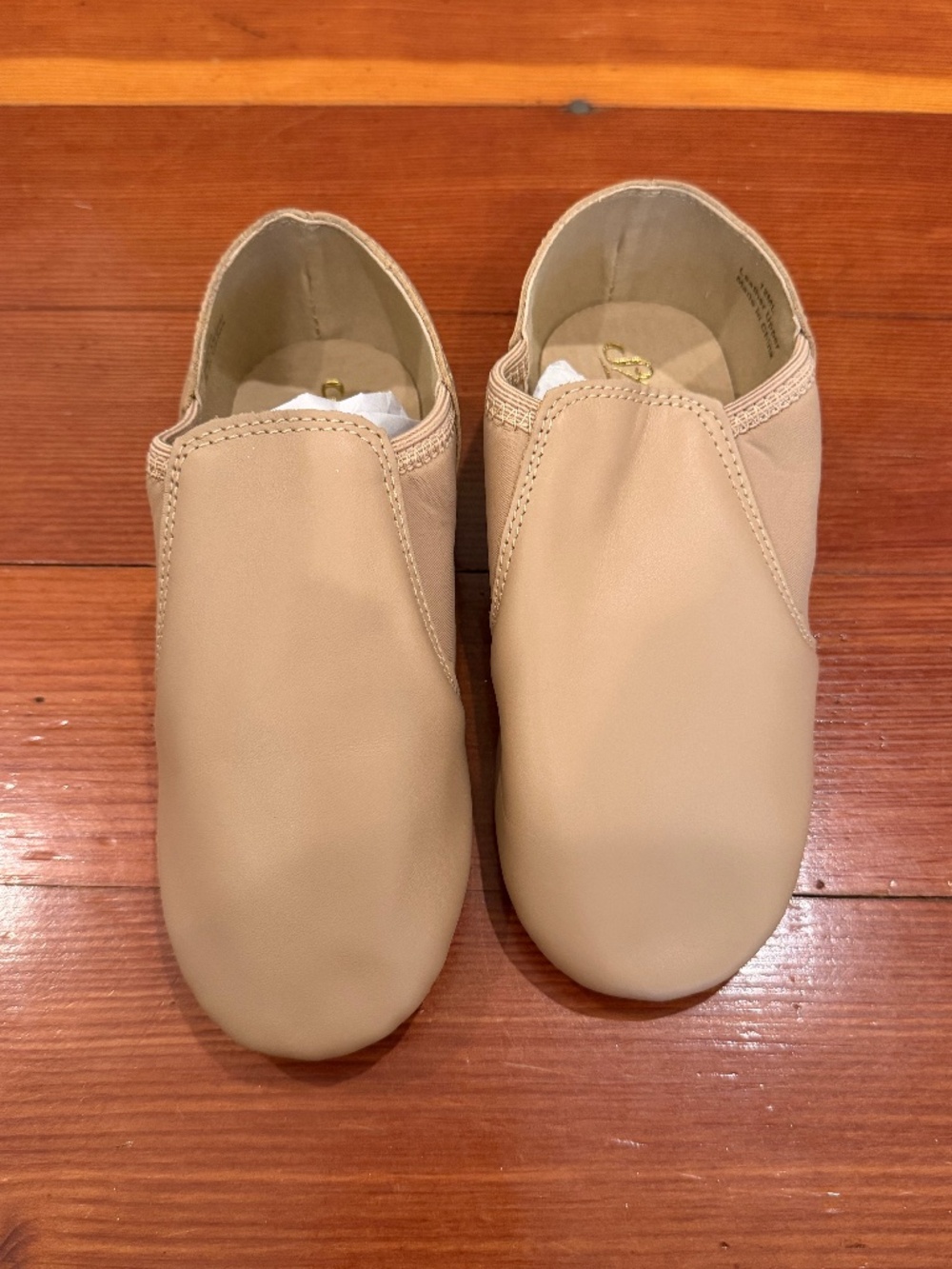 Stelle Tan Jazz Shoes New Girls Size 12ML